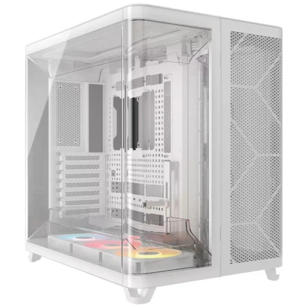 Gabinete Gamer Corsair Air 5400 Series CC-9011319-WW Mid Tower 3 Cooler ARGB - Branco