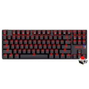 Teclado Gamer Mecânico Redragon K590-RE Mahoraga Wireless RED Inglês - Preto