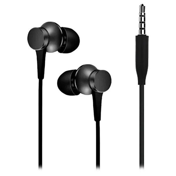 Fone de Ouvido Xiaomi Mi IN-EAR Basic Matte Com Fio - Preto (ZBW4354TY)