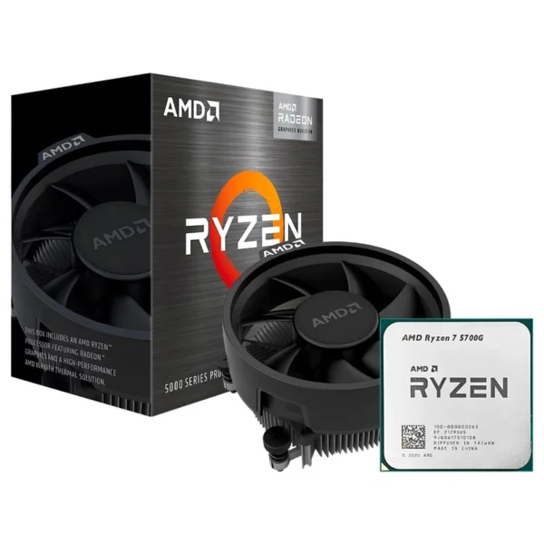 Processador AMD Ryzen 7 5700G Socket AM4 3.8GHz 20MB Até 4.6GHz 8 núcleos