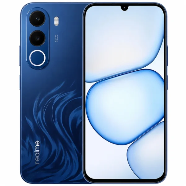 Celular Realme C100X RMX5366 NFC 4GB de RAM 128GB Tela 6.8 UNISOC T7250 | DeepBlue Tides