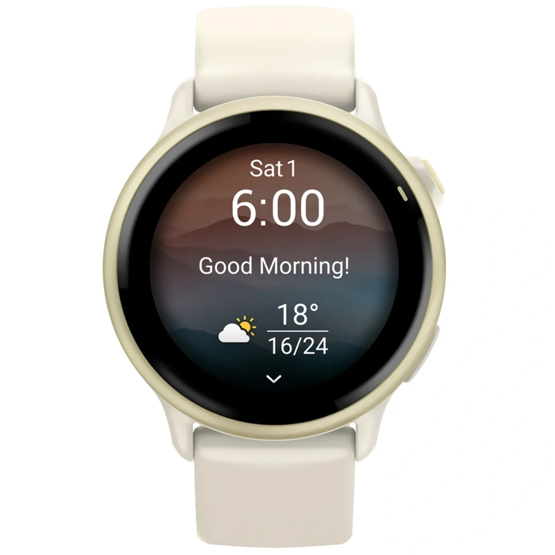 Relógio Smartwatch Garmin Vivoactive 6 - Lunar Dourado (010-02985-01) 5 ATM (50 metros) - Imagem 2