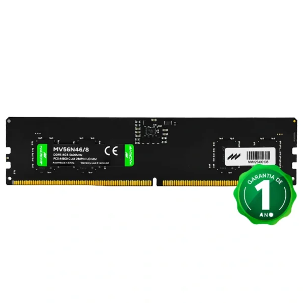 Memória RAM Macrovip DDR5 8GB 5600MHz - MV56N468 UDIMM CL46 | MV56N46/8