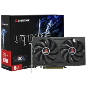 Placa de Vídeo Biostar Ultimate Gaming OC 8GB Radeon RX7600 GDDR6 - VA76S6RM81-RBARA-BS2