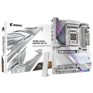 Placa Mãe Gigabyte X870E AORUS Master X3D ICE Socket AM5 DDR5