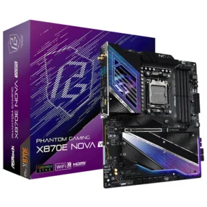 Placa Mãe ASRock X870E Nova Wi-Fi Socket AM5 DDR5