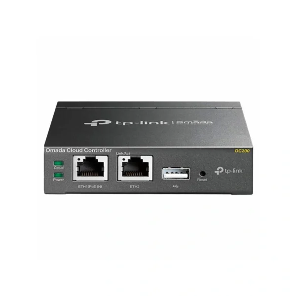 Controlador TP-Link Omada OC200 USB LAN - 10100 | Preto | 2 portas Ethernet 10/100 Mbps