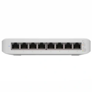 Hub Switch Unifi Ubnt USW-LITE-8-POE-BR 8 Portas Gigabit 52W - Branco