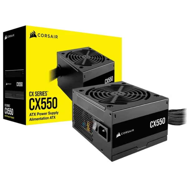 Fonte de Alimentação Corsair CX550 550W ATX Não Modular 80 Plus Bronze - CP-9020277-NA