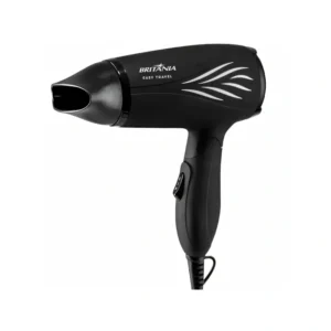 Secador de Cabelo Britânia Easy Travel 1.000 watts Bivolt - Preto