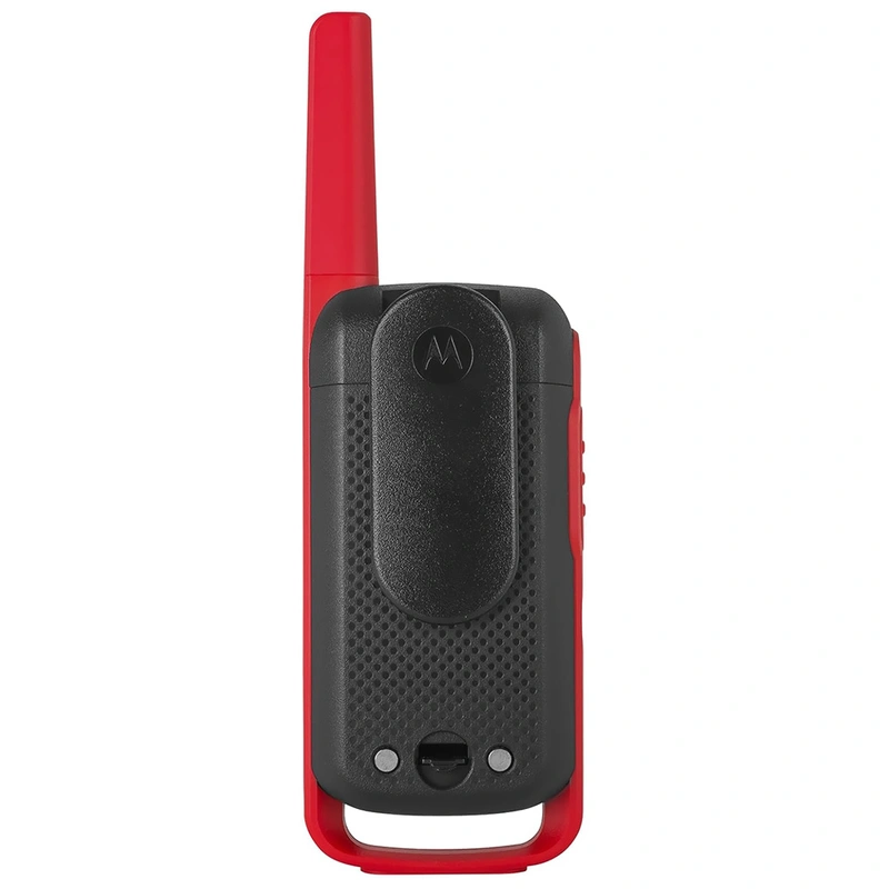 Walkie Talkie Motorola T210 FRS GMRS 20 Milhas Bivolt - Preto Vermelho | TALKABOUT T210 - Imagem 3