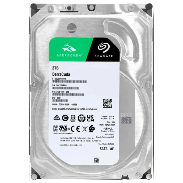 HD Seagate 2TB BarraCuda 3.5 SATA 6Gb/ ST2000DM008