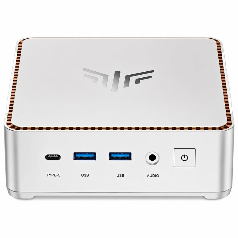Mini PC Kamrui Hyper H2 Intel Core i9 14900HX 2.2GHz 32GB de RAM 1TB SSD Win11Pro Prata