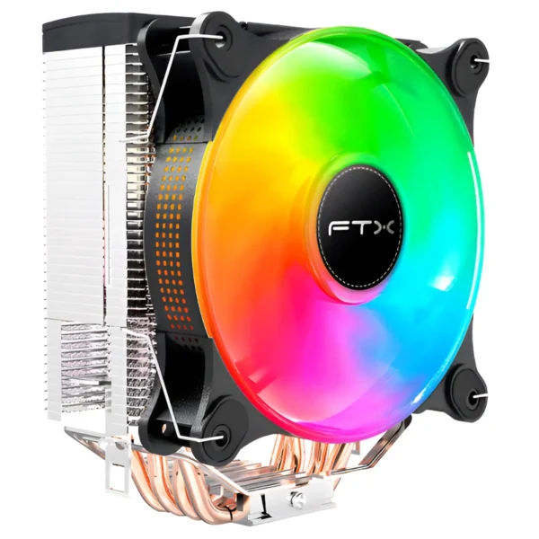 Cooler para Processador FTX FTXCC-421P ARGB 120MM - Preto | 4 Pinos PWM