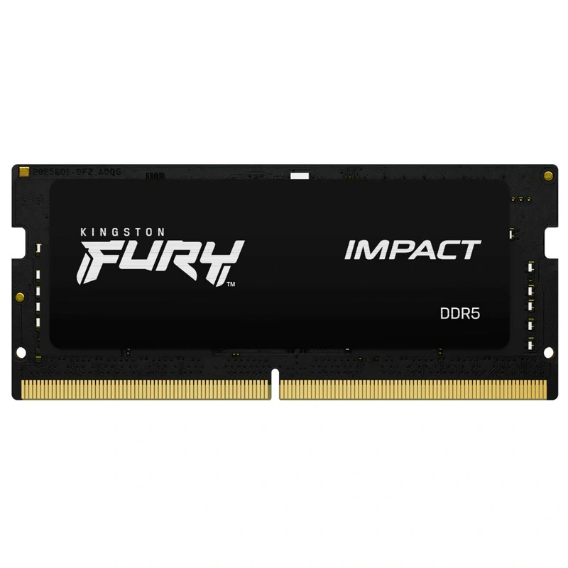 Memória RAM para Notebook Kingston Fury Impact DDR5 8GB 4800MHz - Preto (KF548S38IB8)
