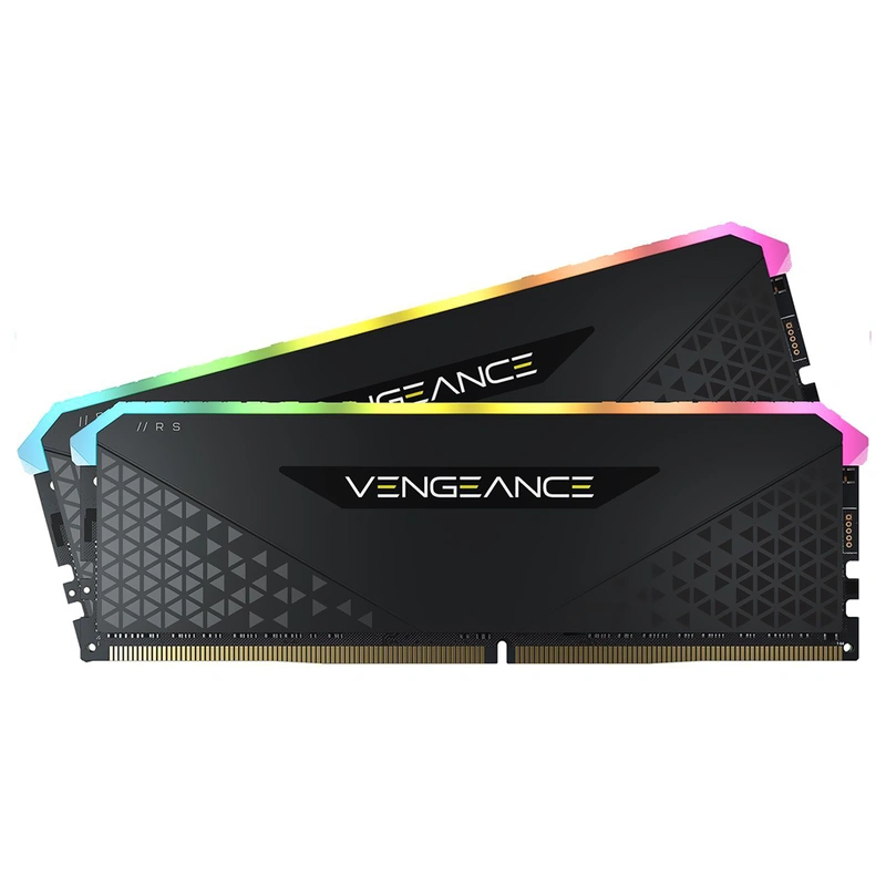 Memória RAM Corsair Vengeance RGB RS DDR4 16GB (2x8GB) 3200MHz Preto (CMG16GX4M2E3200C16) - Imagem 2