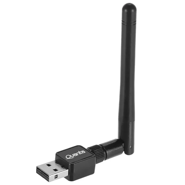 Adaptador Wi-Fi Quanta QTAA150 USB 2.4GHz 150Mbps | Preto