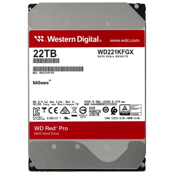 HD Western Digital 16TB WD Red Pro Nas 3.5 SATA WD161KFGX