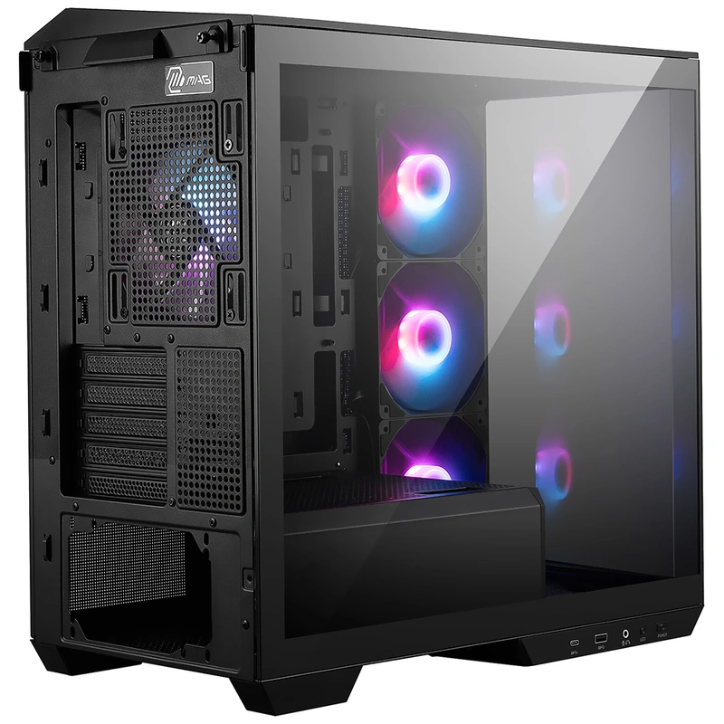 Gabinete Gamer MSI Mag Pano 100R PZ Mid Tower 4 Cooler ARGB - Preto MAG PANO 130R PZ WHITE