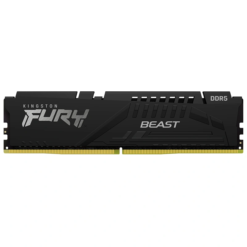 Memória RAM Kingston Fury Beast DDR5 16GB 6400MHz - KF564C32BBE-16 DIMM | Preto