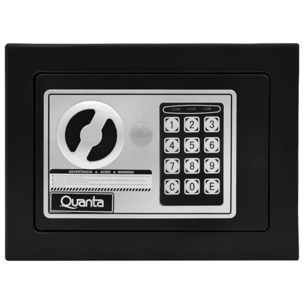 Cofre Digital Quanta QTCFN5 5L - Preto 4 pilhas AA de 1.5 V incluídas