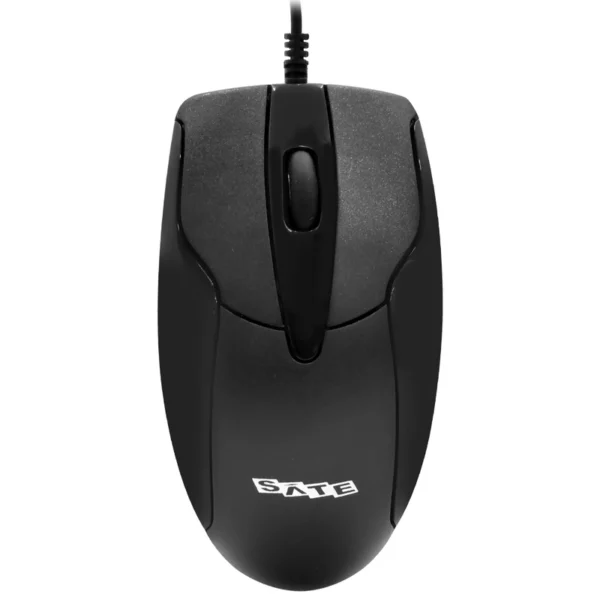 Mouse Satellite A-502 Silent Pro Office USB - Preto Com Fio
