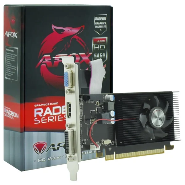 Placa de Vídeo AFOX 2GB Radeon HD5450 DDR3 - AF5450-2048D3L5 PCI Express 3.0