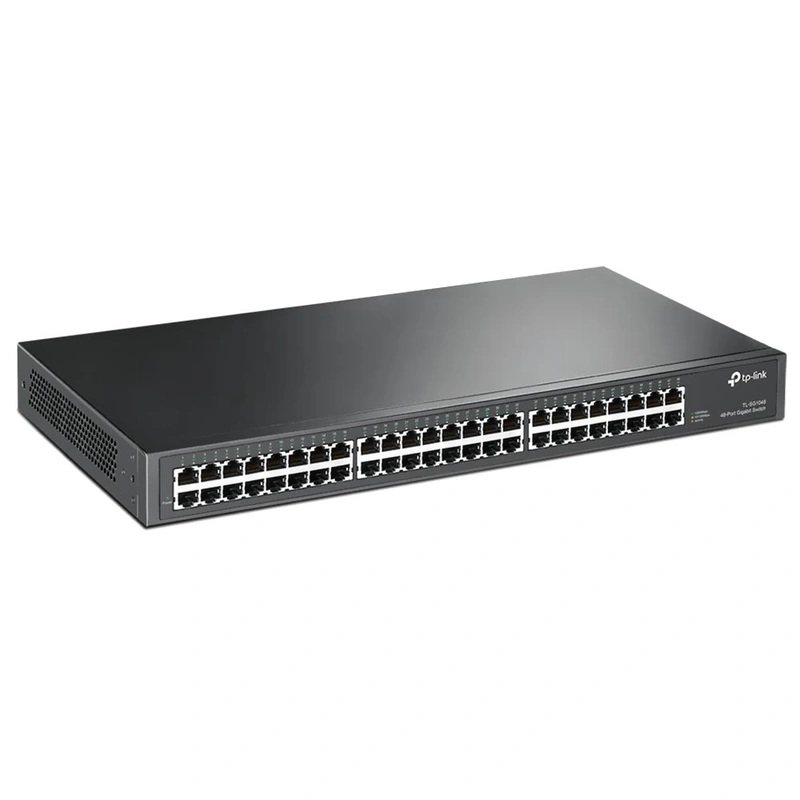 Hub Switch TP-Link TL-SG1048 48 Portas Rackmount - 101001000Mbps | Preto - Imagem 2