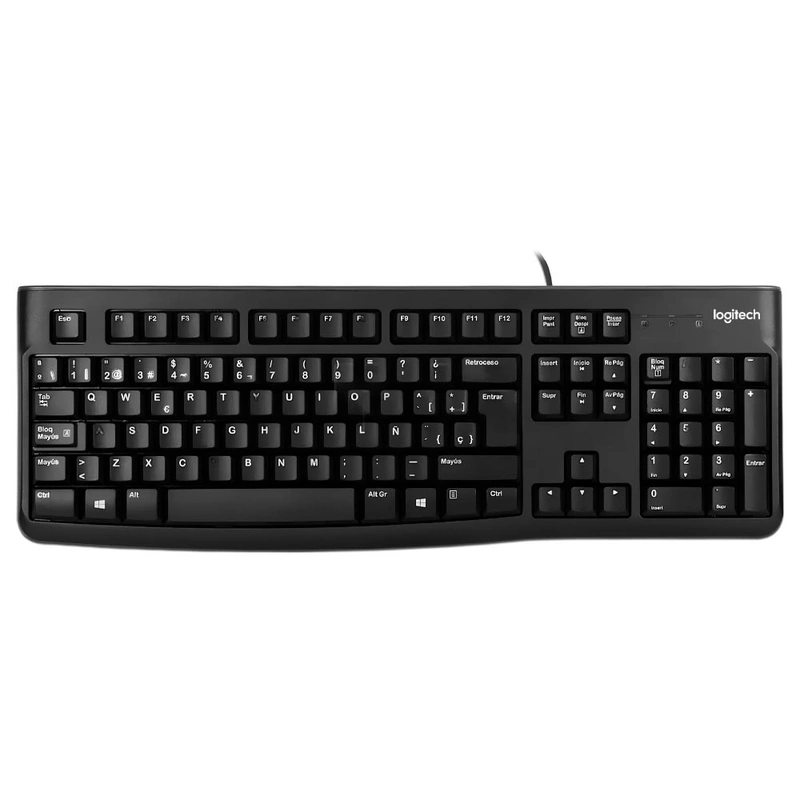 Teclado + Mouse Logitech MK120 USB Espanhol - Preto (920-004428) Com fio - Imagem 2