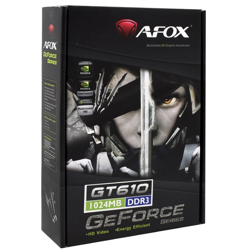 Placa de Vídeo AFOX 1GB GeForce GT610 DDR3 - AF610-1024D3L7-V5 Base: 810MHz | 2560 x 1600 - Imagem 3