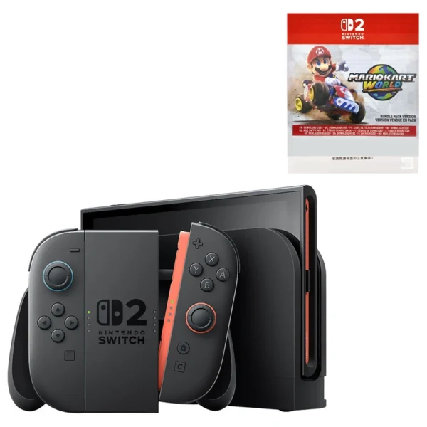 Console Nintendo Switch 2 256GB - Preto + Jogo Mario Kart World (BEE-S-KB6LA (U6G) (UK)