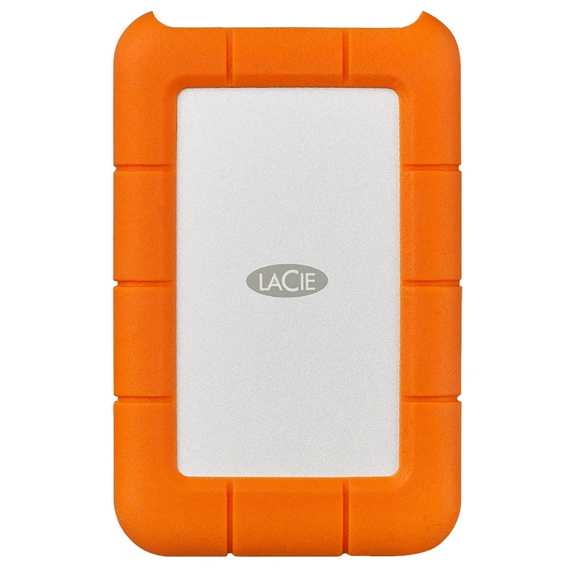 HD Externo Lacie 2TB Rugged Mini 2.5 1 USB-C 3.0 LAC9000298 | Prata