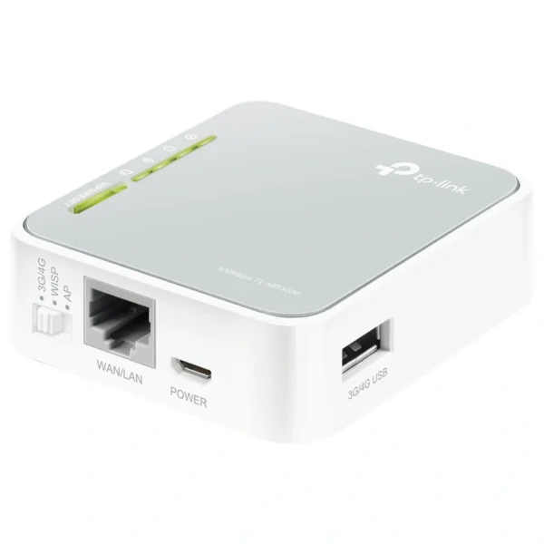 Roteador Portátil Wireless Tp-Link TL-MR3020 3G 4G - Branco 2.4GHz TL-MR3020 Ver: 3.20