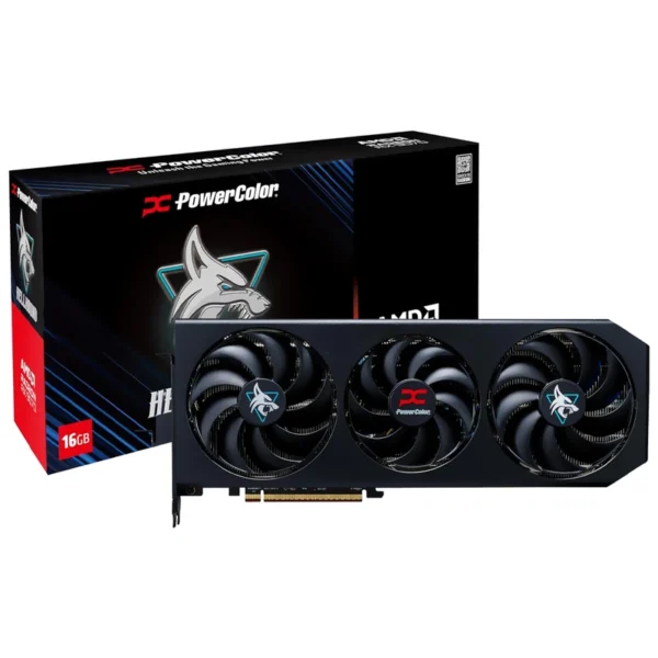 Placa de Vídeo PowerColor Hellbound 16GB Radeon RX9070 GDDR6 - 16G-LOC | Hellhound