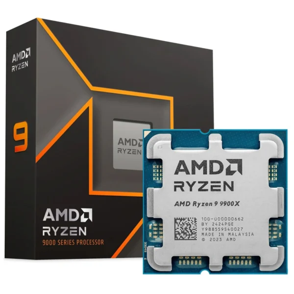 Processador AMD Ryzen 9 9900X Socket AM5 4.4GHz 76MB RyzeRyzen 9 9900X