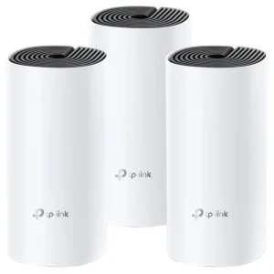 Roteador Tp-Link Deco M4 Whole Home Mesh Wi-Fi AC1200 Dual Band 2.4GHz 5GHz - Branco (kit com 3)