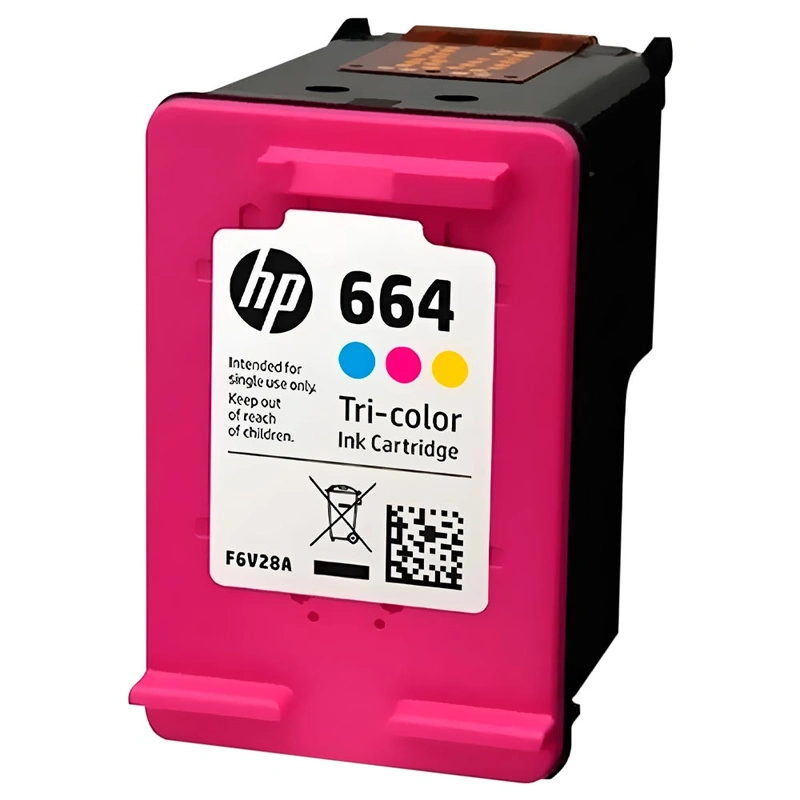 Cartucho de Tinta HP F6V28AL 664 - Colorido 664 F6V28AL Tricolor | 2 ml - Imagem 2