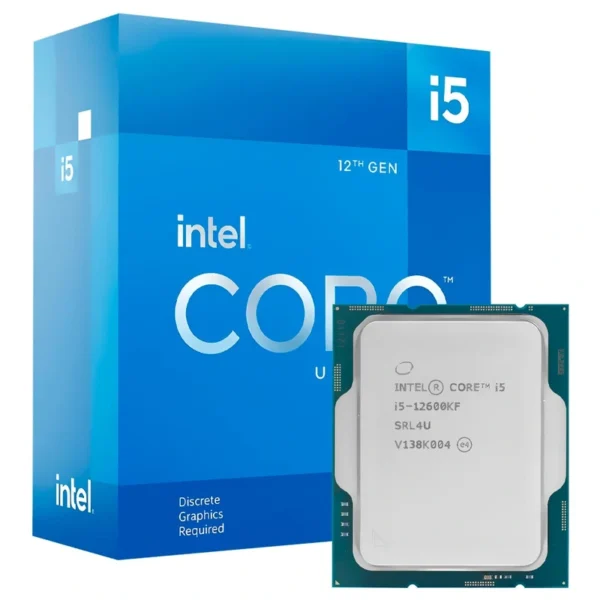 Processador Intel Core i5 12600KF Socket LGA 1700 3.7GHz 20MB Até 4.90GHz