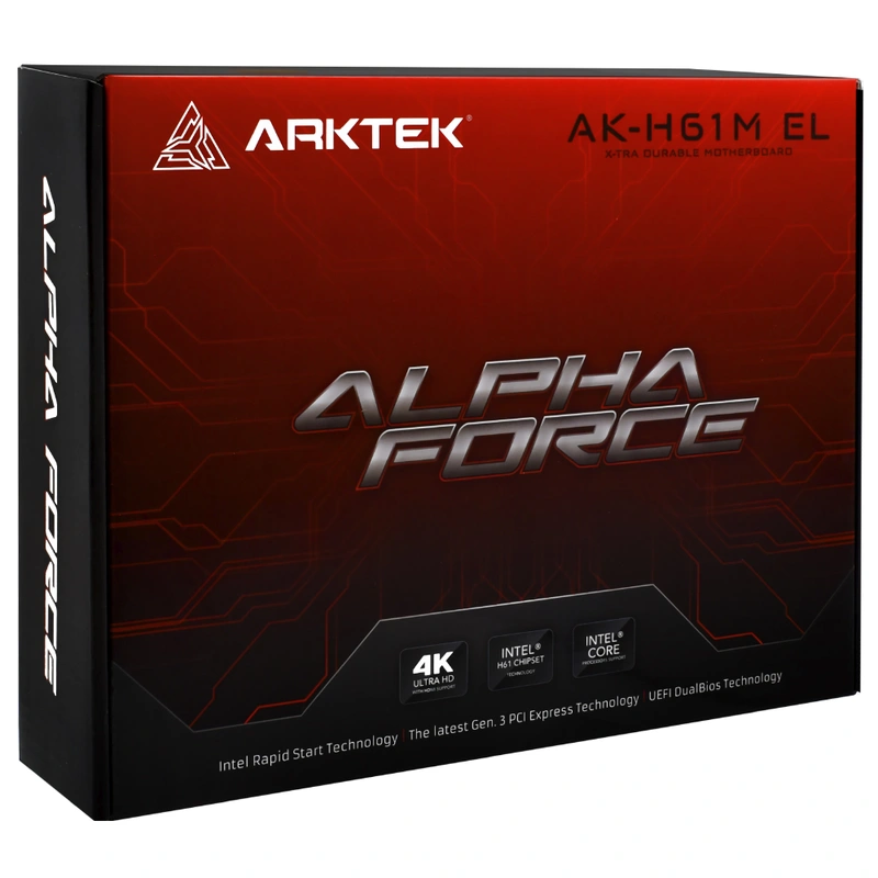 Placa Mãe Arktek AK-H61M EL Socket LGA 1155 VGA DDR3 Intel H61 Micro ATX - Imagem 3