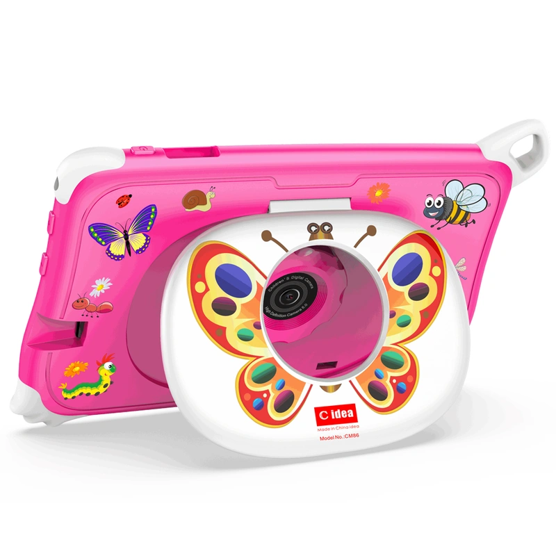 Tablet Cidea CM86 Kids 8GB de RAM 256GB Tela 7 Quad Core LCD de 7" Wi-Fi | Rosa - Imagem 2