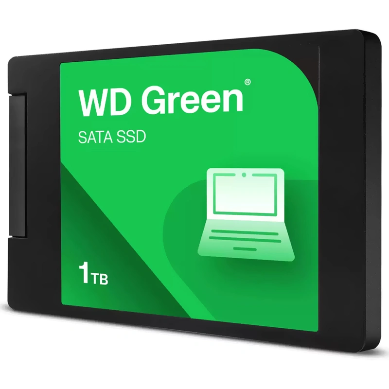 SSD Western Digital 1TB Western Green 2.5 SATA WDS100T5G0A | Verde - Imagem 2