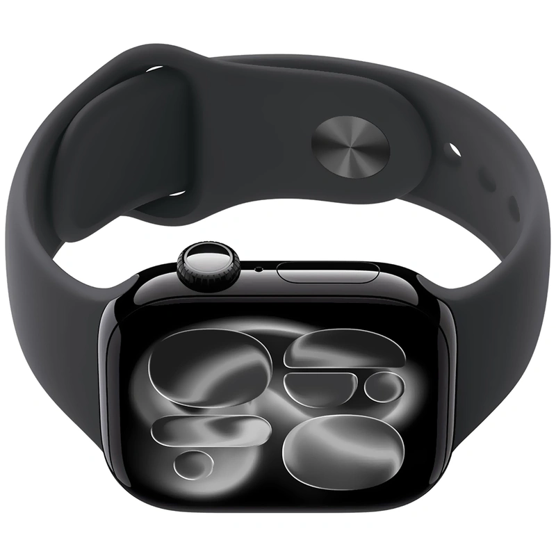 Apple Watch S11 MEQT4LWA 42MM S-M GPS - Jet Black Aluminium Black Sport Band - Imagem 3
