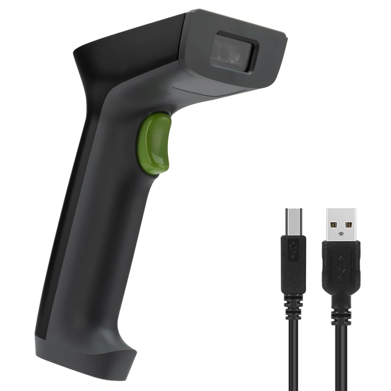 Leitor de Código de Barras Zkteco ZKB101S 1D USB - Preto