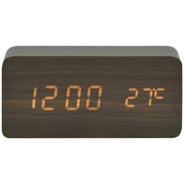 Relógio Despertador de mesa Satellite AC-23 - Marrom