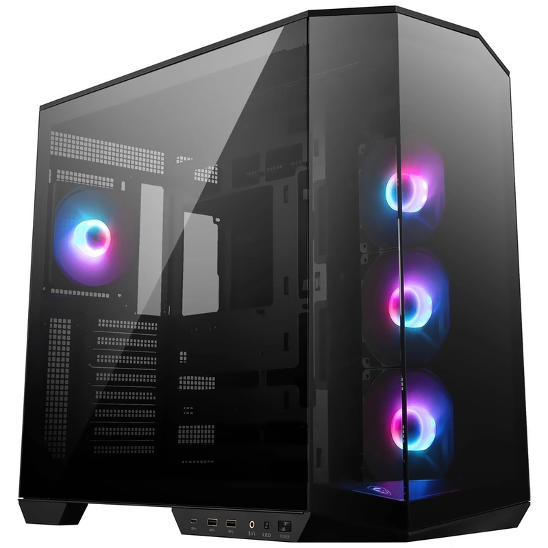 Gabinete Gamer MSI Mag Pano 100R PZ Mid Tower 4 Cooler ARGB - Preto MAG PANO 130R PZ WHITE - Imagem 2