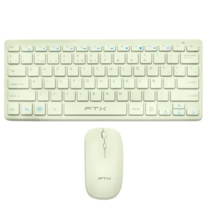 Teclado + Mouse FTX GK03S Wireless Português - Dourado