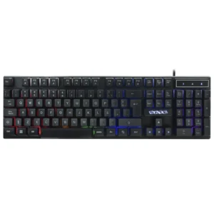 Teclado Gamer Mecânico Satellite AK-892 USB RGB Espanhol - Preto