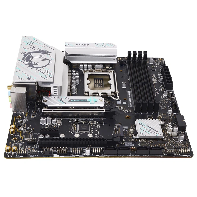 Placa Mãe MSI B760M Gaming Plus Wi-Fi Socket LGA 1700 DDR5 Intel B760 Micro ATX - Imagem 3