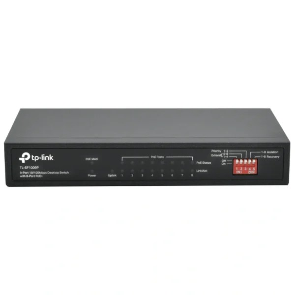 Hub Switch Tp-link TL-SF1009P 9 Portas 8 Port Poe+ - 10100Mbps