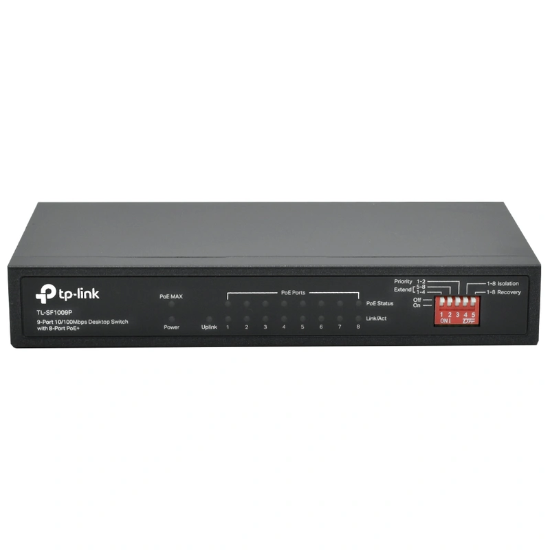 Hub Switch Tp-link TL-SF1009P 9 Portas 8 Port Poe+ - 10100Mbps